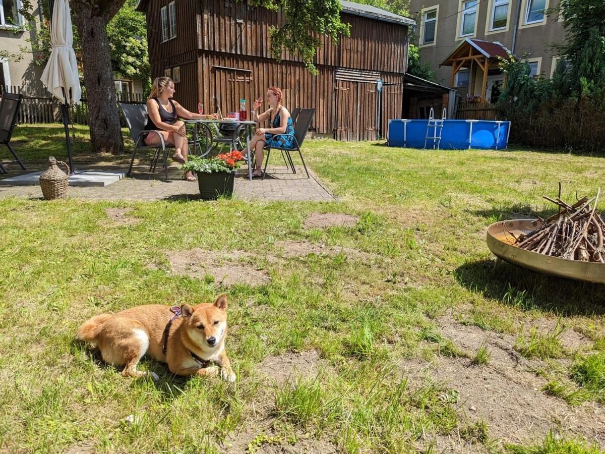 H2 - Urlaubsmagie - Garten, Pool, Terrasse, Grill Sebnitz Kültér fotó